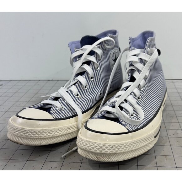 Converse Other - Converse Men's Chuck  Taylor 70 Hi Hickory Stripe Sneakers Blue Ticking Sz. 8.5
